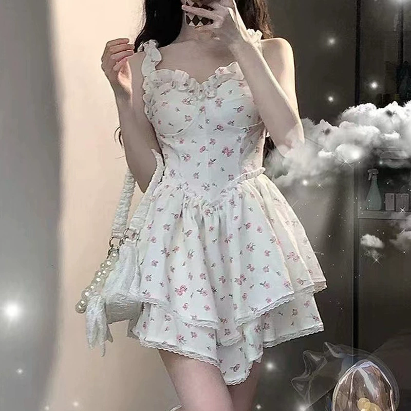 Летнее французское молоко, хороший цветочный ремень, длинная юбка, ранняя весна и осень, шикарное и нежное сказочное платье