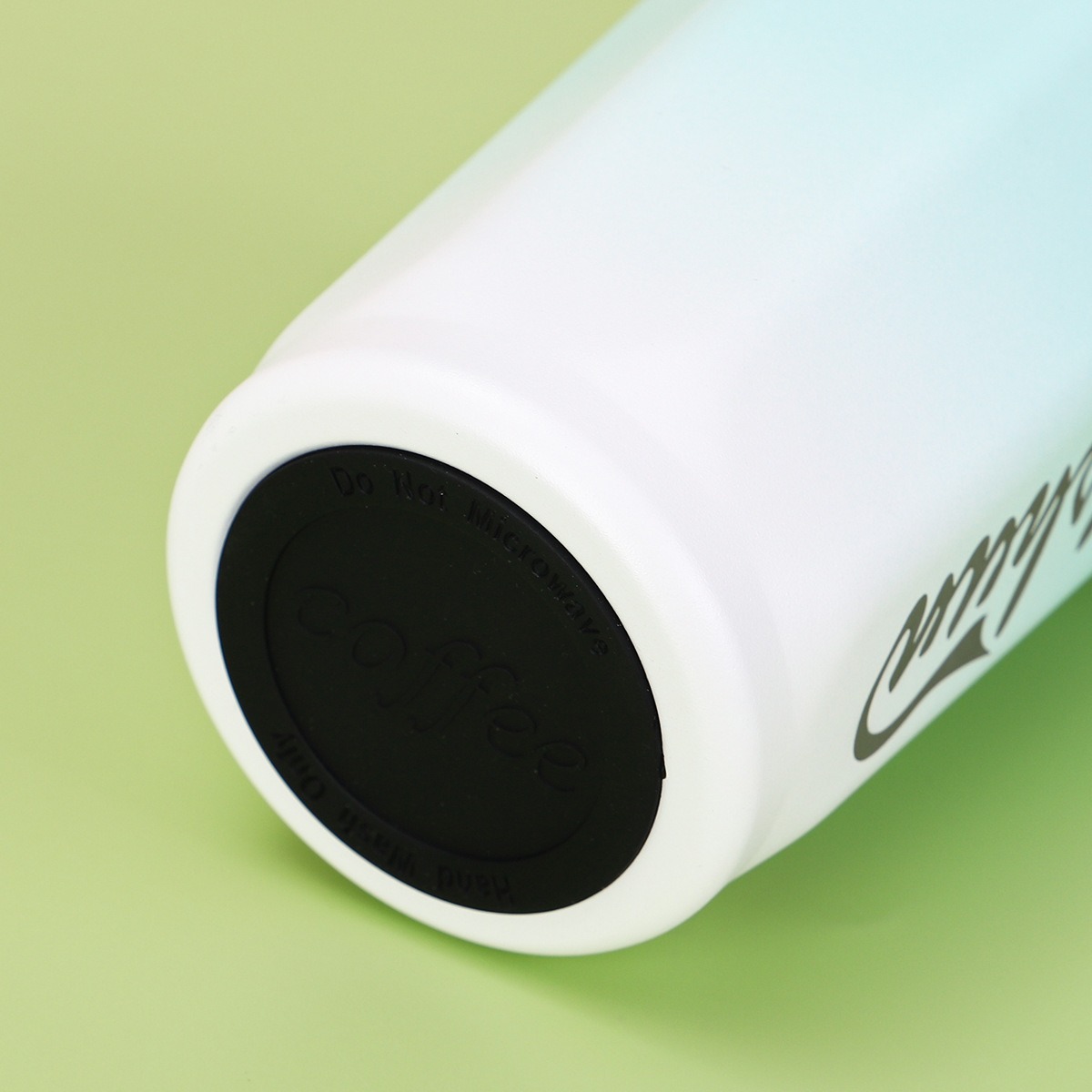 New Simple Gradient Octagonal Coffee Ceramic Inner Liner, Insulated With Handle, Portable Outdoor Cup_voghion.com