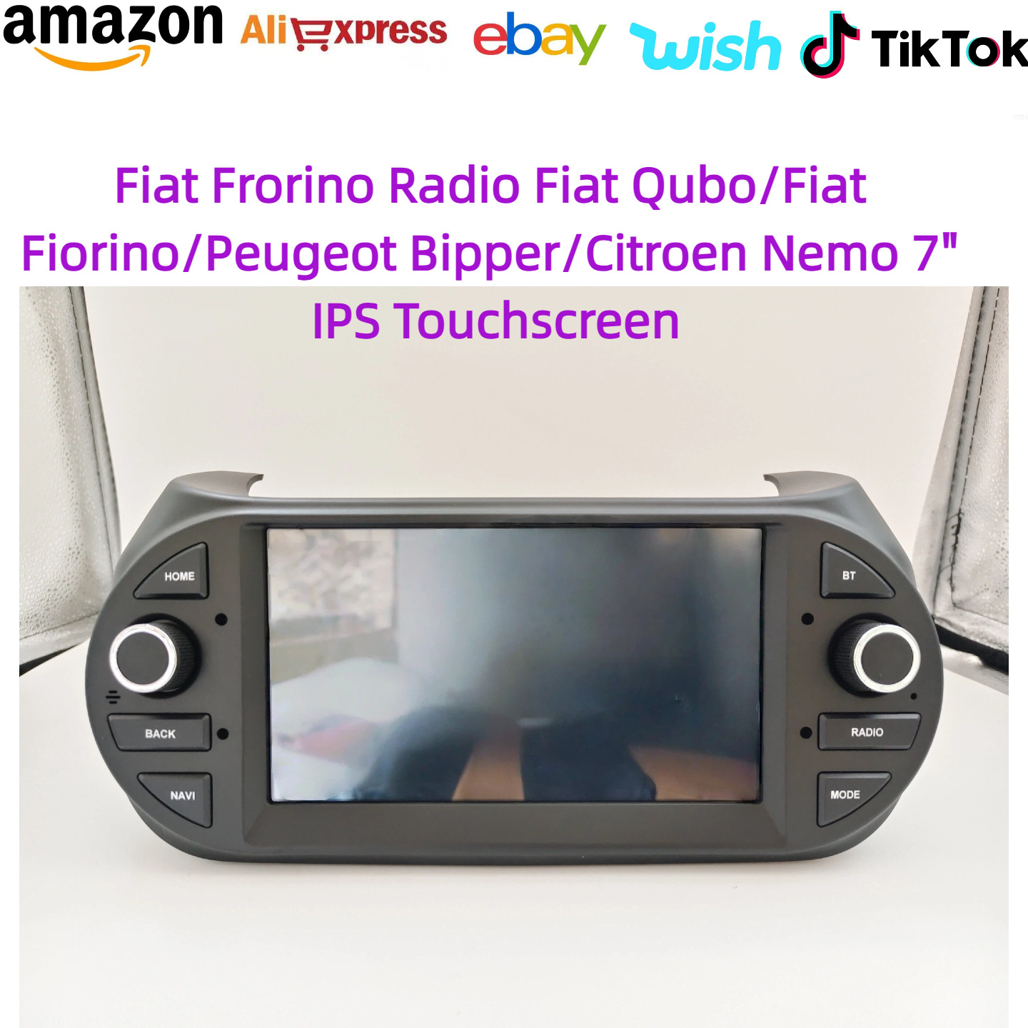Fiat Frorino /Qubo/ Peugeot Bipper 2008-2017 Navigation Bluetooth Integrated Device