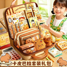 卡皮巴拉文具套装礼盒创意学习用品大礼包伴手礼学生奖励小礼品