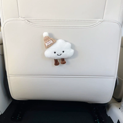 child rear seat protector, anti-dirt protective Chair back anti-kick pad - hat-cloud-oula-5-1-piece-of-rear-seat-anti-kick-pad-dawn-white