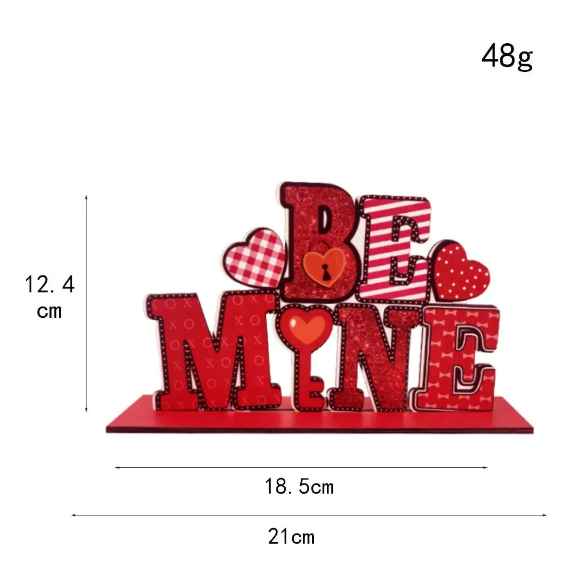 Трансграничный красный День Святого Валентина деревянное украшение для вечеринки красный Contryside2024 счастливое украшение на День Святого Валентина