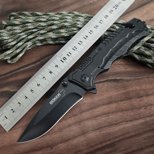 Multifunctional folding knife outdoor camping knife camping survival knife sharp tactical knife high hardness self-defense folding knife