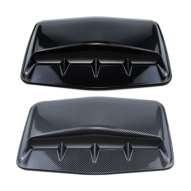 厂家供应 叶子型汽车改装风口 引擎盖装饰出分口 机盖假风口贴