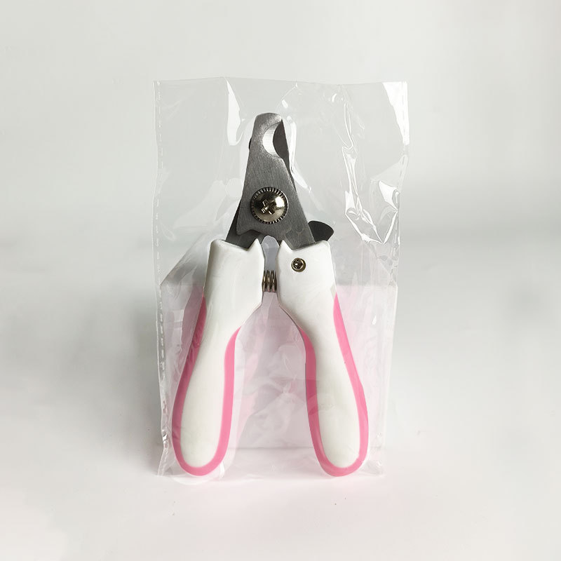 대형 핑크 단일 가위 opp 가방