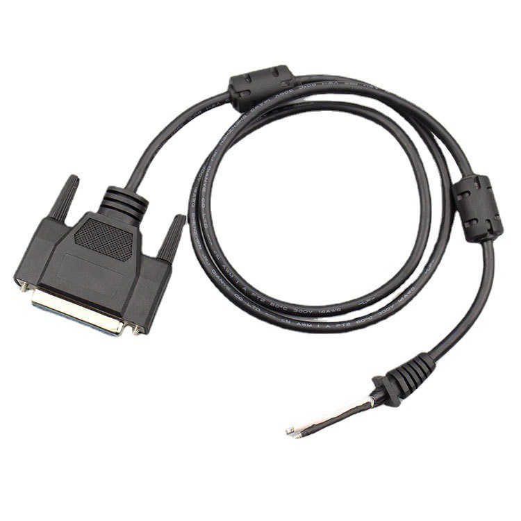 LPT并口线25pin D-SUB打印机线 DB25针通讯电源数据线扁平接口