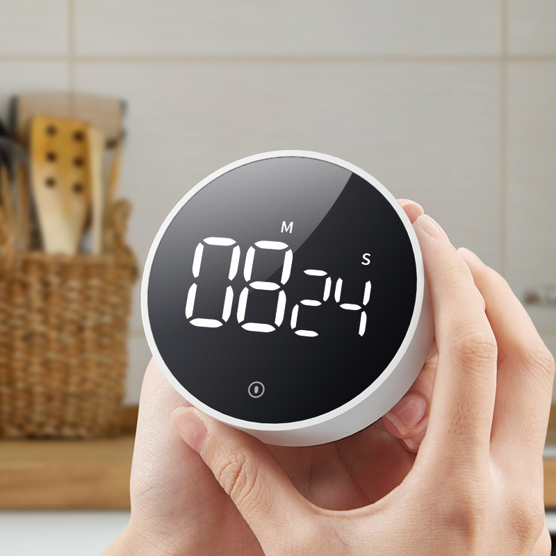 アマゾン自律回転タイマー磁気吸引LED静音タイマーキッチンカウントダウン美容運動注意|undefined