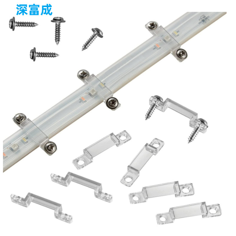 Led Casing Light Strip Fixing Clip Pvc Low-Voltage Light Strip Fixing Buckle Inner Diameter 12Mm14Mm Led Casing Light Strip Fixing Clip Pvc Low-Voltage Light Strip Fixing Buckle Inner Diameter 12Mm14Mm