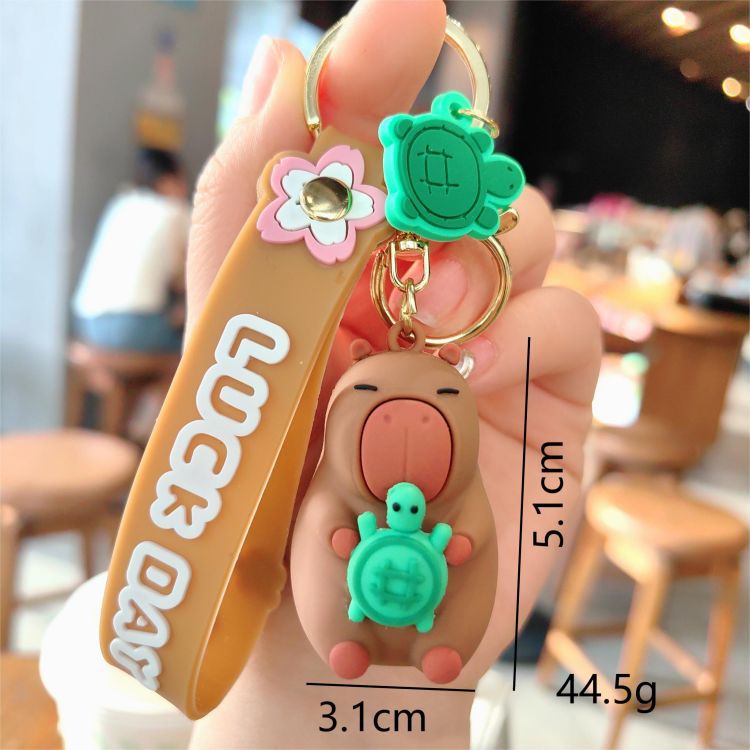 50g Weight Bag Pendant, Keychain Classification 1 Piece Quantity Daily, Street Occasion PVC Material Cartoon Character Pattern Unisex Gender Cute Style 1 Piece Cute Cartoon Character PVC Unisex Bag Pendant Keychain 无