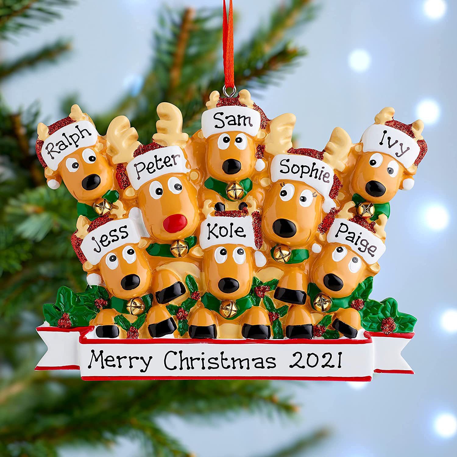 1 Piece Quantity Party Occasion Christmas Fashion Dog Resin Party Hanging Ornaments
