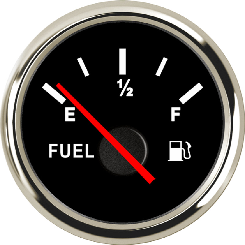 ELING – Needle Installation Oil automobile instrument - silver-edge-black-background-pointer-0-190o
