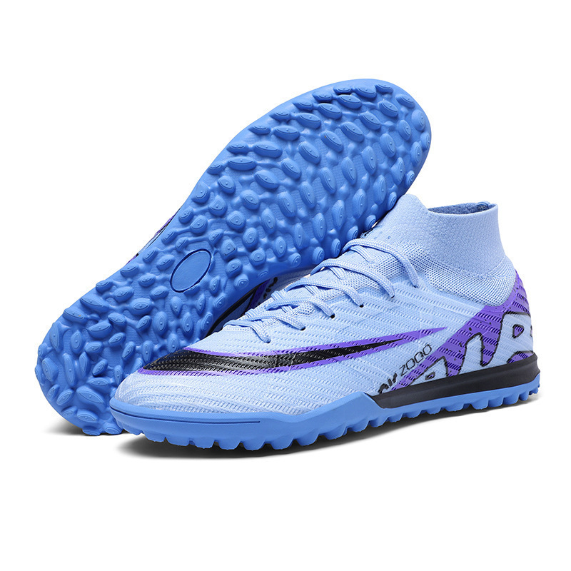 Zapatos de Fútbol para Entrenamiento de PVC y Caucho Antideslizantes para Césped Natural y Artificial