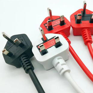 British Standard Three-Pin Plug Cord British Standard Three-Pin Power Extension Cord Bs British Plug Adapter Ac Pure Copper Wire
