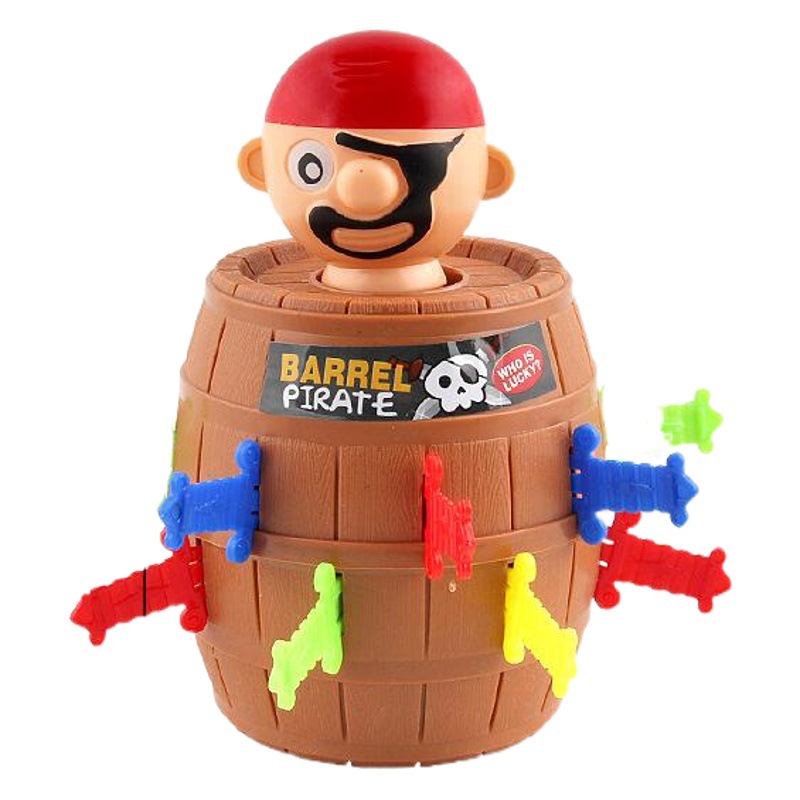 Nuevo exótico divertido pirata cubo juego de juguete truco divertido juego de mesa juguete una variedad de puesto opcional Venta caliente al por mayor