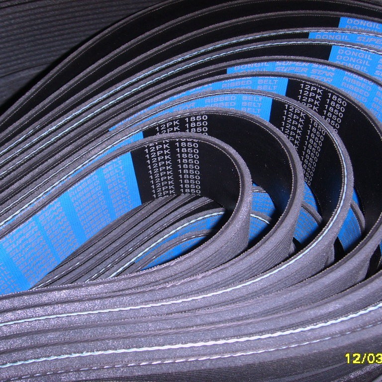 卡特推土机风扇皮带12PK1850柴油发动机多沟带韩国产DONGIL东一