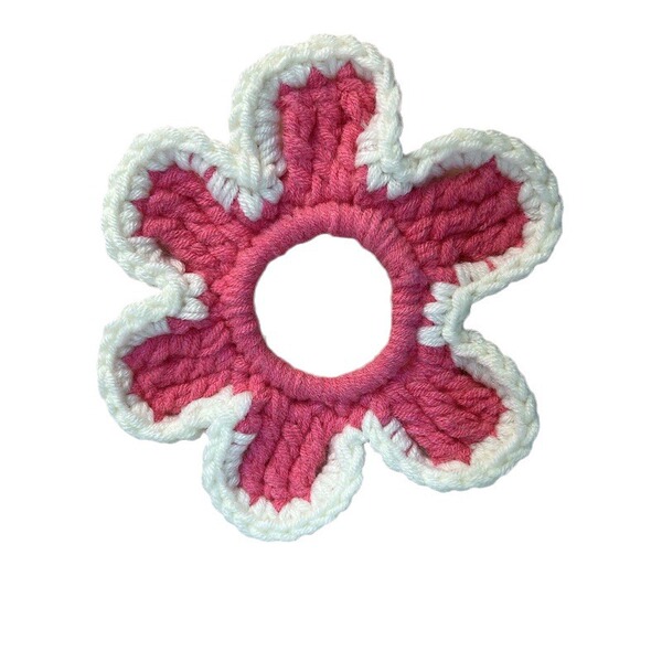 elastic hair rope handmade flower-shaped