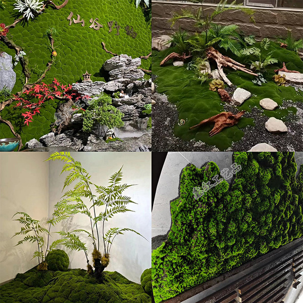 Simulation moss turf micro landscape bonsai landscaping decoration…