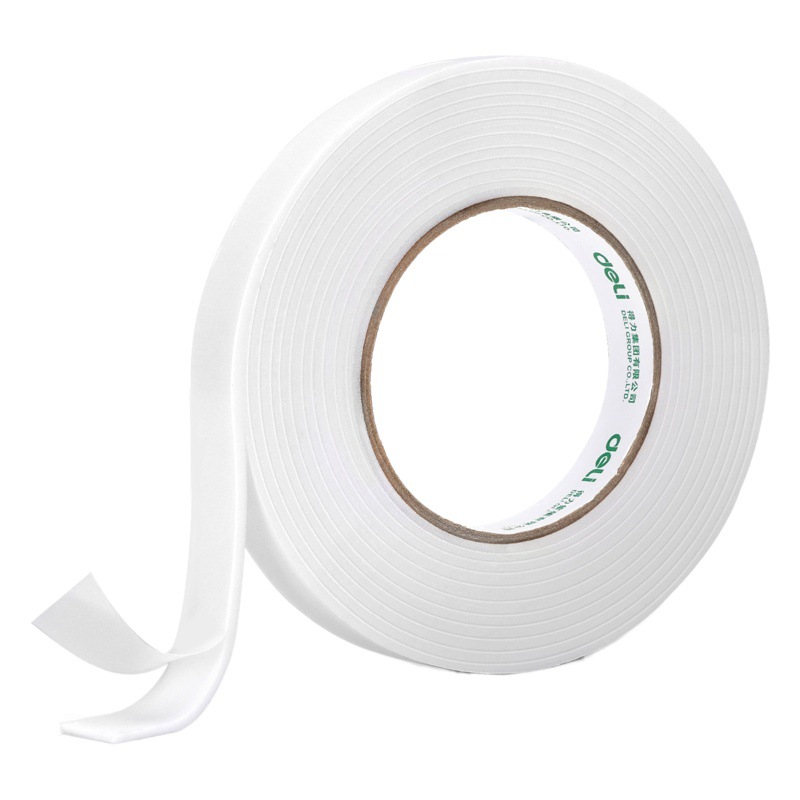 Deli 30410/30411/30412/30416 Double-Sided Adhesive Tape Foam Tape for Home Decoration