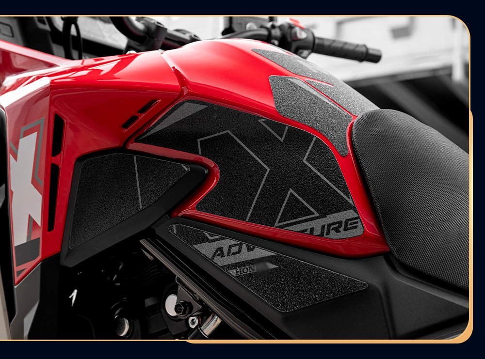 Suitable for Honda Nx500/Nx400 Anti-Slip Fuel Tank Stickers, Wear-Resistant Fishbone Stickers, Protective Film Modification Accessories
