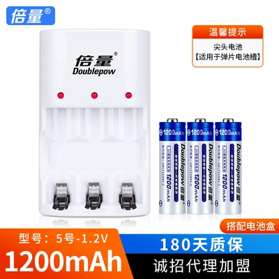 Double Capacity No. 5 Rechargeable: Hibrid akkumulyator batareyaları - b33-3-5th-1200-battery-boxed