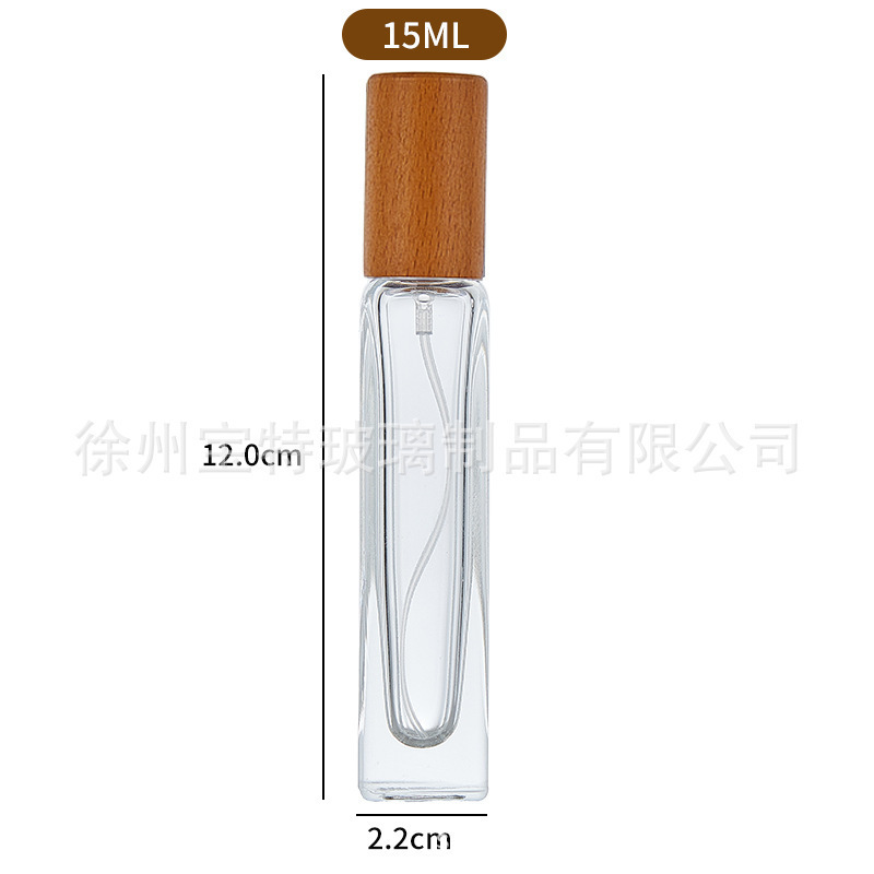 5ml香水喷雾分装瓶带盖10ml方形玻璃香水瓶子30ml加厚底香水瓶|undefined