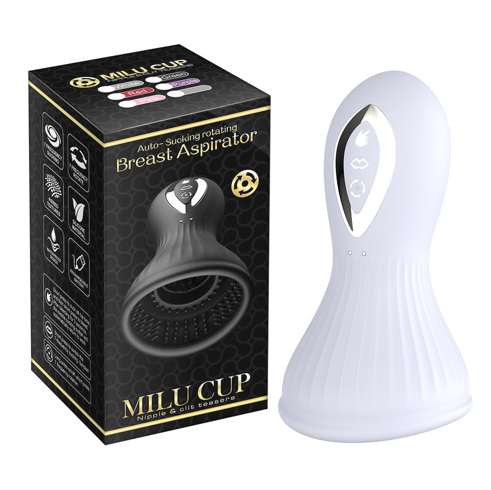 빠는 유방 회전기-흰색