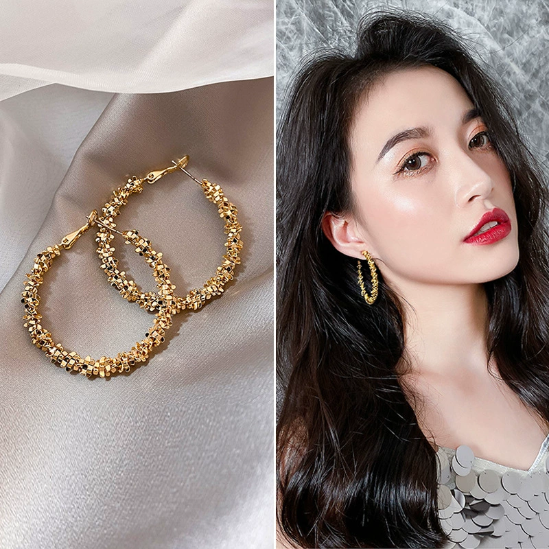 Earrings Silver 925 — Demi-season European Style, Simple Elegant Bright Design, Gold & Silver Options