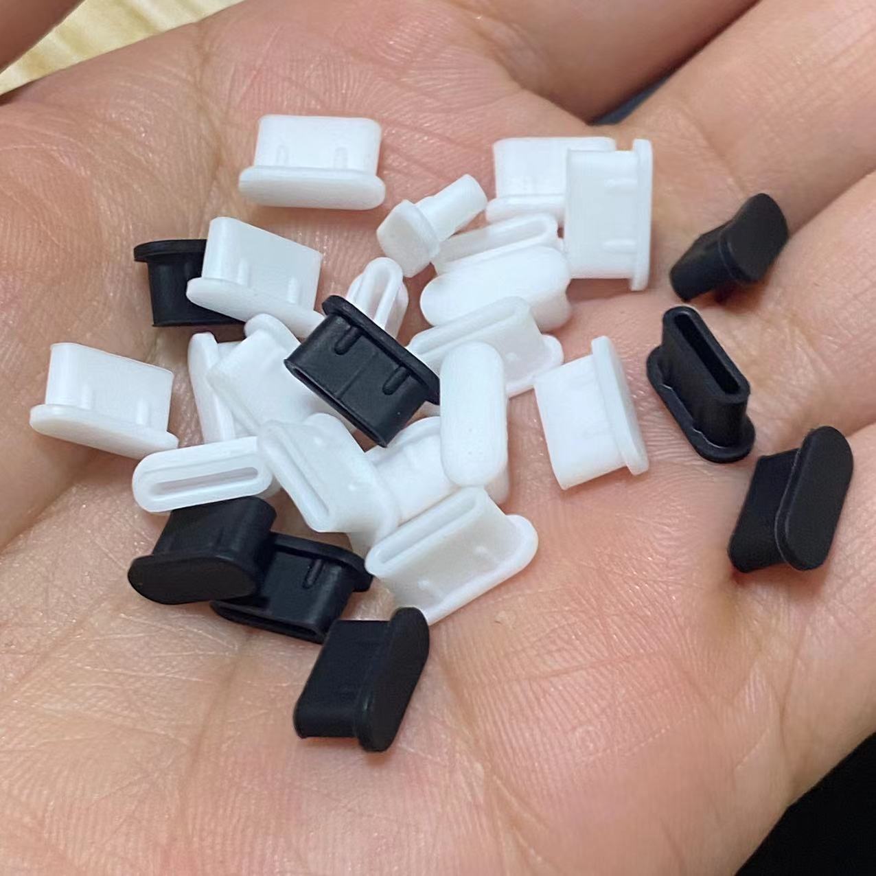 Versorgung USB Typ-C Buchse staubdichter Gummistopfen Silikonenstopfen TYPE-C weiblich Silikonenstopfen Gummistopfen