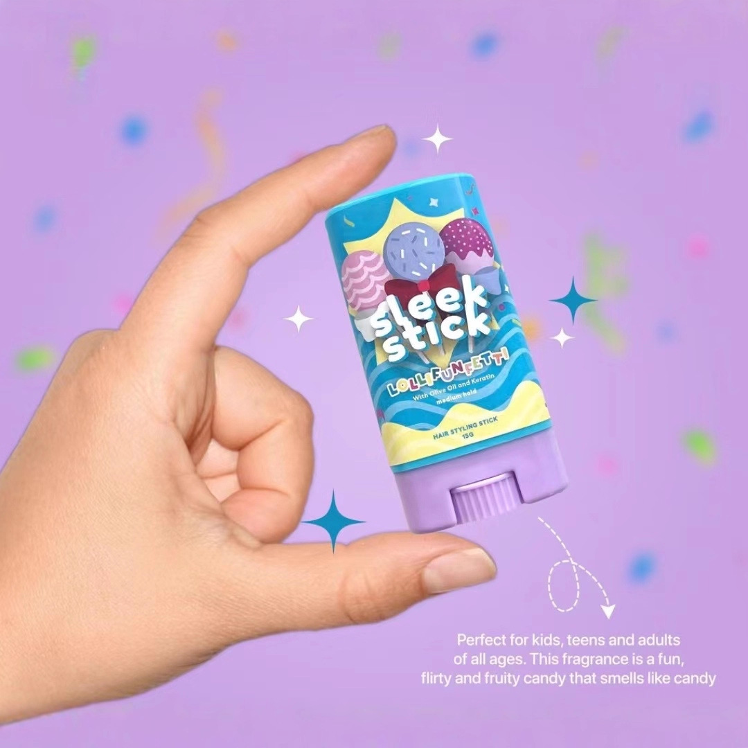 跨境碎发神器发蜡棒蓬松女头发毛躁整理膏定型防毛躁梳理毛发小孩