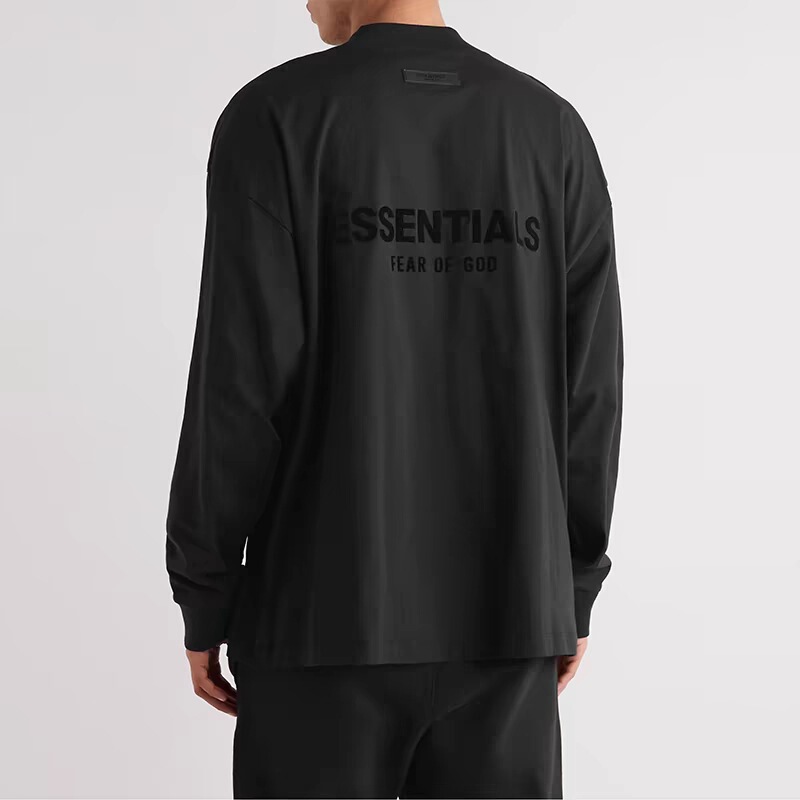 ESSENTIALS American High Street Fashion Brand New Spring and Autumn Sports Leisure Long Sleeve Base Shirt T-shirt for Men and Women Couple