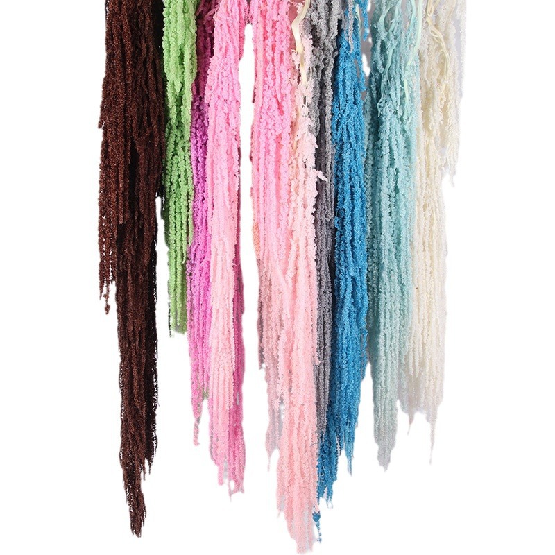 Arroz colgante de vida eterna, flores colgantes de Roulisi, flores reales, flores perpetuas, arreglos florales de boda, decoración de paredes, flores secas tridimensionales al por mayor