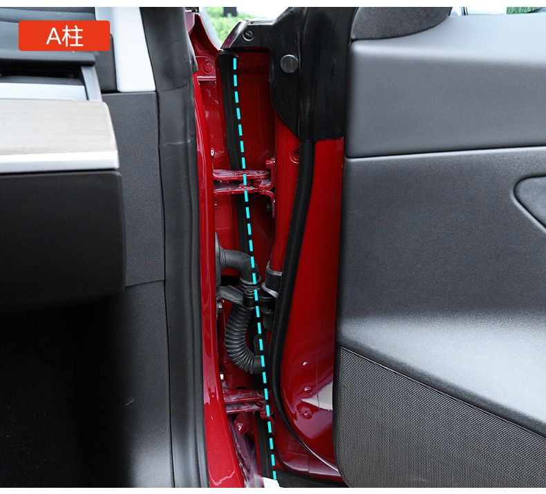 Soundproof Sealing Strip for Tesla Model 3/Y, Noise Reduction