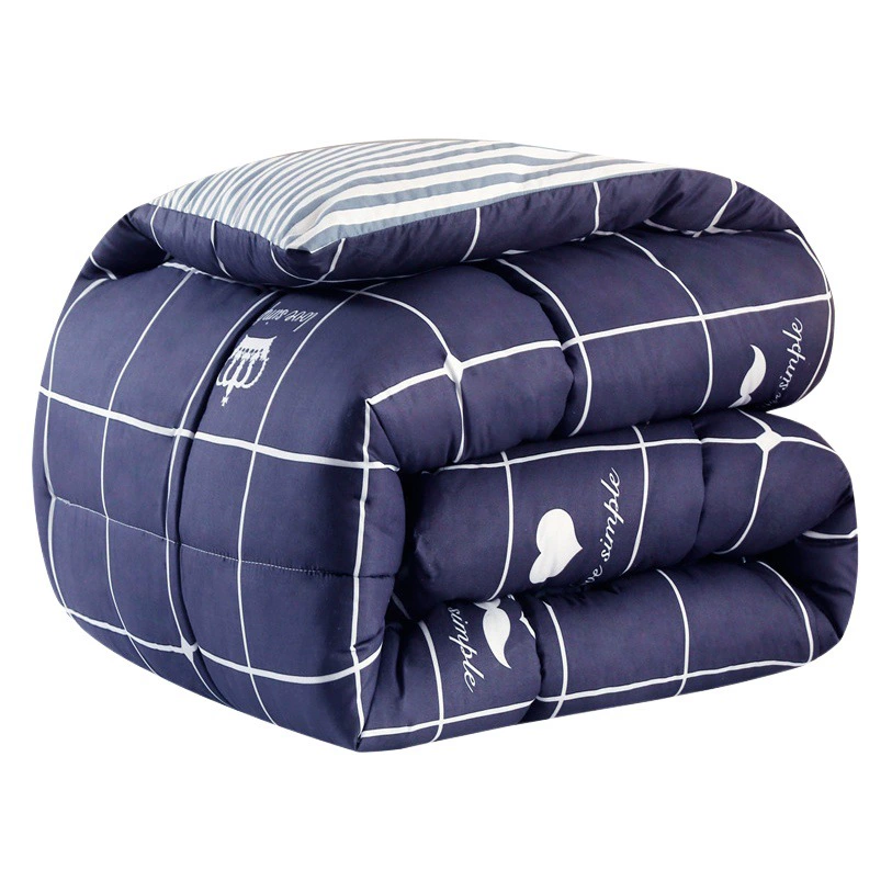 Оптовая Продажа с фабрики утолщенное теплое зимнее одеяло Студенческое Одеяло с сердечником нехлопковое Хлопковое одеяло для одного общежития четыре сезона универсальное