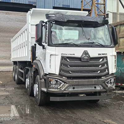 Export of HOWON X8X4 dump trucks for heavy-duty soil transport, engineering tipper trucks directly supplied by the manufacturer
