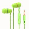 VPB V1 metal bass in ear wired headphones mobile phone universal foreign trade US -standard headset spot wholesale