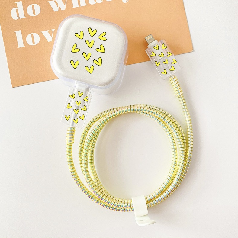 옐로우러브 [5종세트-큰머리1-작은머리2-보호로프1-스트랩1]