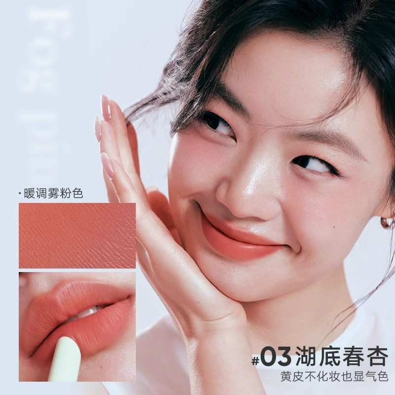 Matte lipstick, lip balm, nude lip gloss, translucent shading, wide color palette