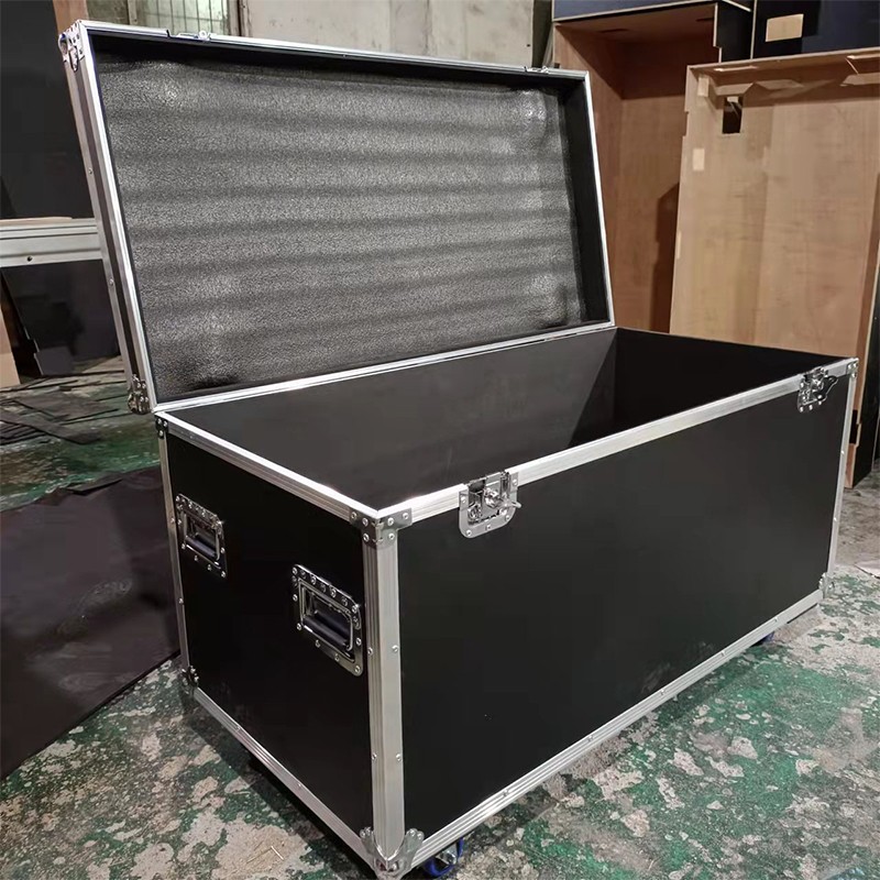 Caja de aviación de aleación de aluminio personalizada, caja de herramientas de hardware, caja de instrumentos impermeable y resistente a la presión, caja de envío logístico, caja de línea, aviación