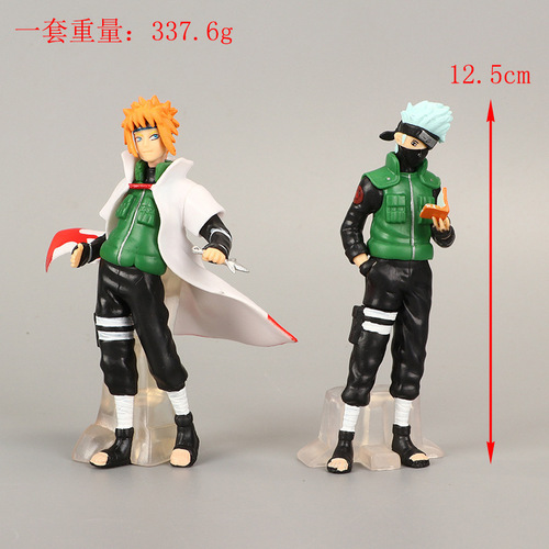 Naruto 32 Generations 5 Figures Model Ornaments Sasuke Naruto Kakashi Fourth Generation Minato Wholesale Delivery