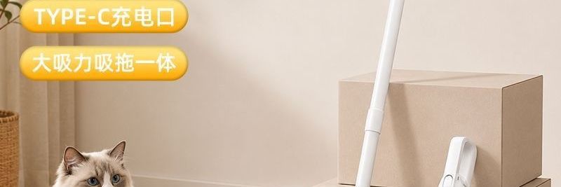 All-in-one vacuum cleaner with strong suction, portable, wireless, convenient for car use, pet hair and mite removal, super powerful, suitable for home use and other purposes
