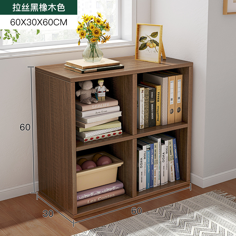 Estantería Estante de piso Estante de piso Estante de libro corto Dormitorio Combinación libre Gabinete de rejilla Ventana salediza Gabinete de almacenamiento de balcón Armario de almacenamiento