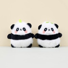 かわいいネットの赤いパンダのぬいぐるみのキーホルダー