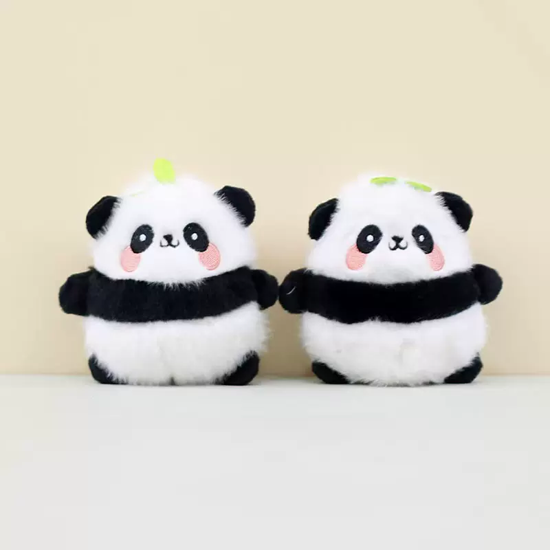 可爱网红熊猫毛绒挂件公仔玩偶钥匙扣包包挂件抓娃娃机批发小礼物