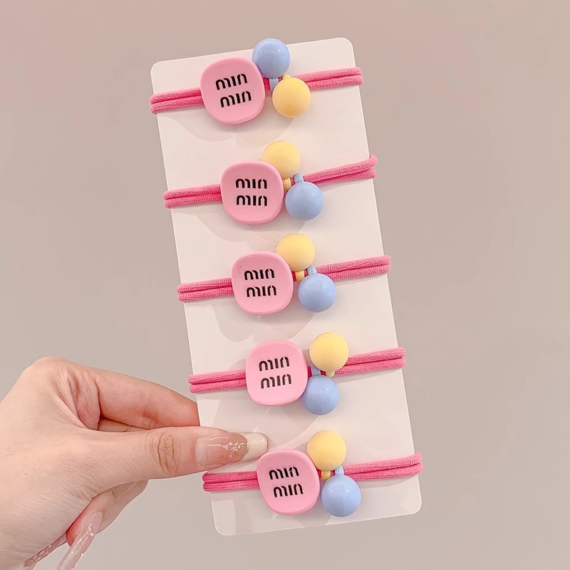 Dopamina lindos de alta elasticidad duradera cuerda de cabeza para niñas cabello de banda de goma bola de cabello cuerda de cabeza