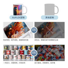 来图定制照片印LOGO陶瓷马克杯diy情侣杯印图片水杯茶杯企业杯