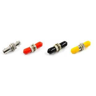 Round St Fiber Optic Adapter Fiber Optic Coupler Adapter Electronic Parts Telecom Grade Switch Parts Accessories