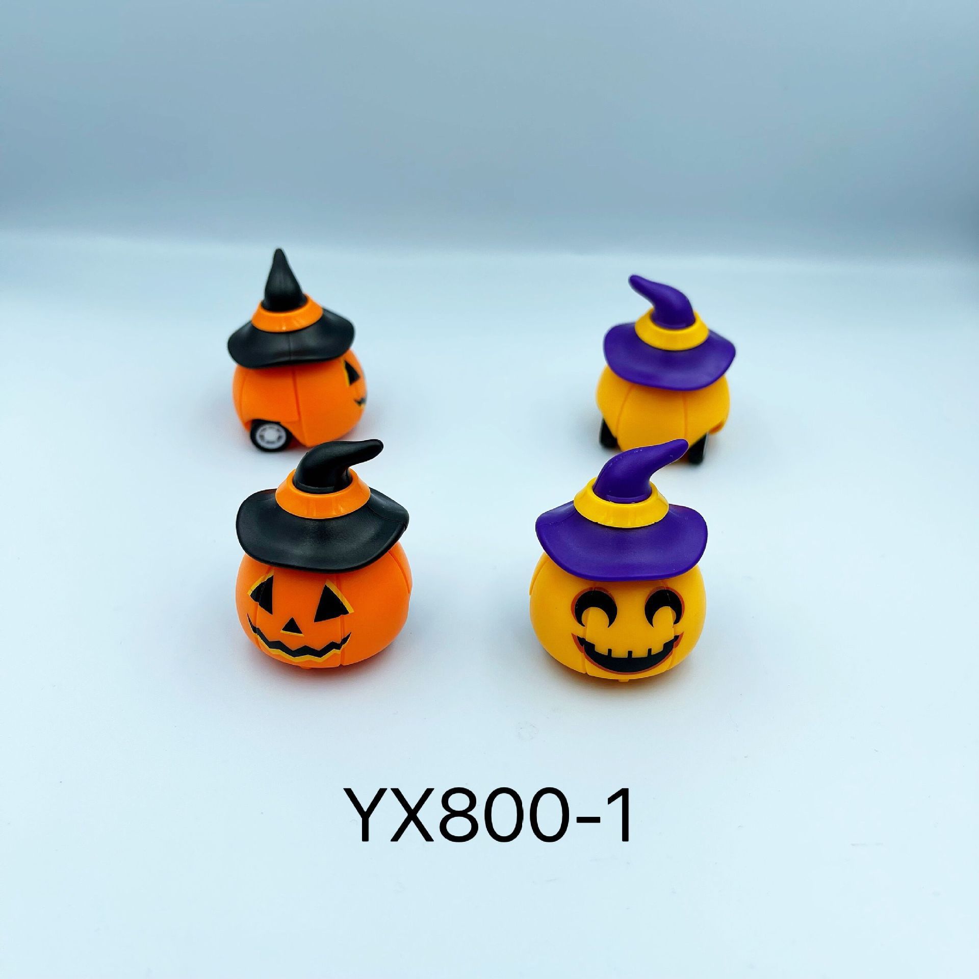 Directo de fábrica transfronteriza día de Halloween Tire hacia atrás traje de coche calabaza juguete divertido partido kindergarten regalo premio