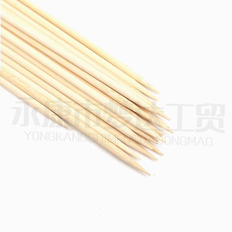 Fabricantes desechables de parrilla de bambú al por mayor comercial string string