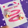 Hello kitty, cute cartoon bangs, children's hairgrip, universal brand hair accessory