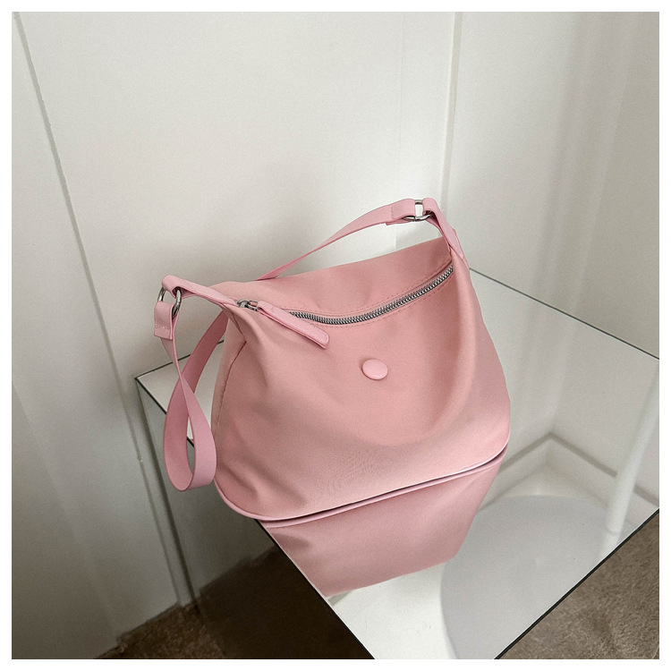 Borsa a tracolla da donna in tessuto oxford borsa versatile trendy_voghion.com